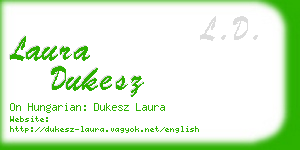 laura dukesz business card